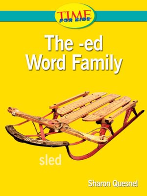 cover image of The -ed Word Family